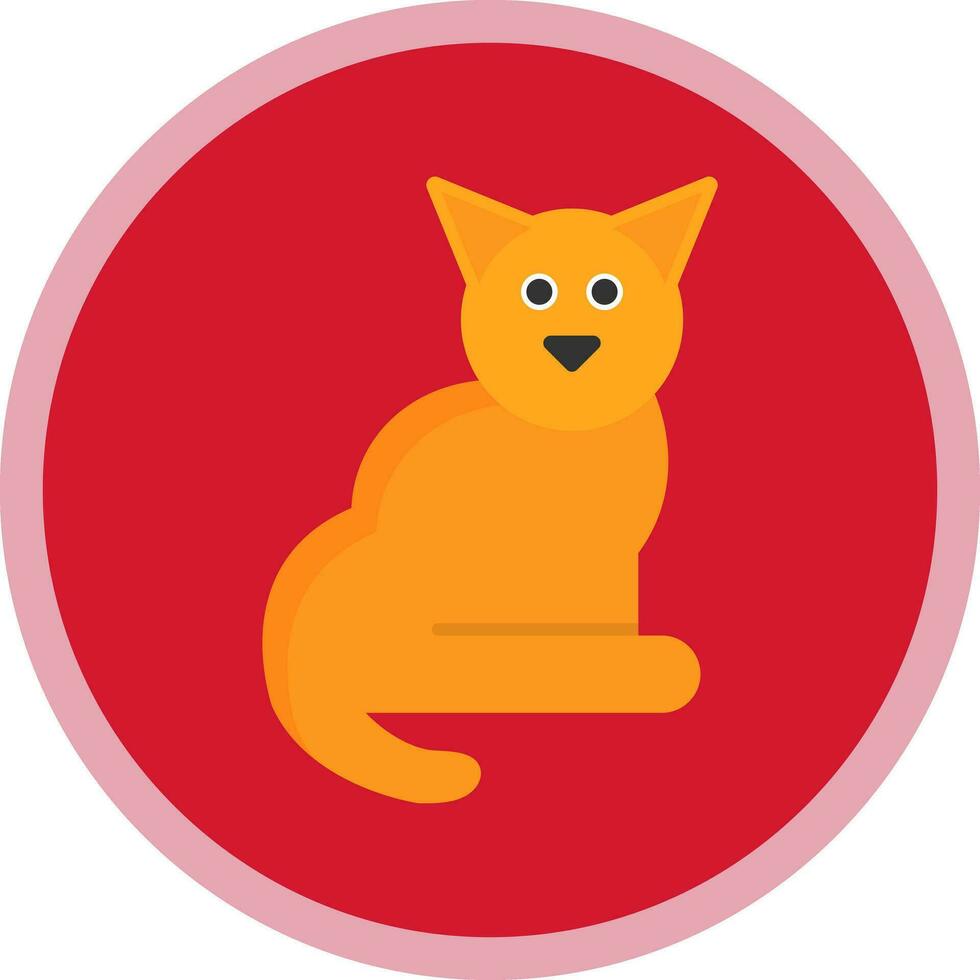 Katze-Vektor-Icon-Design vektor