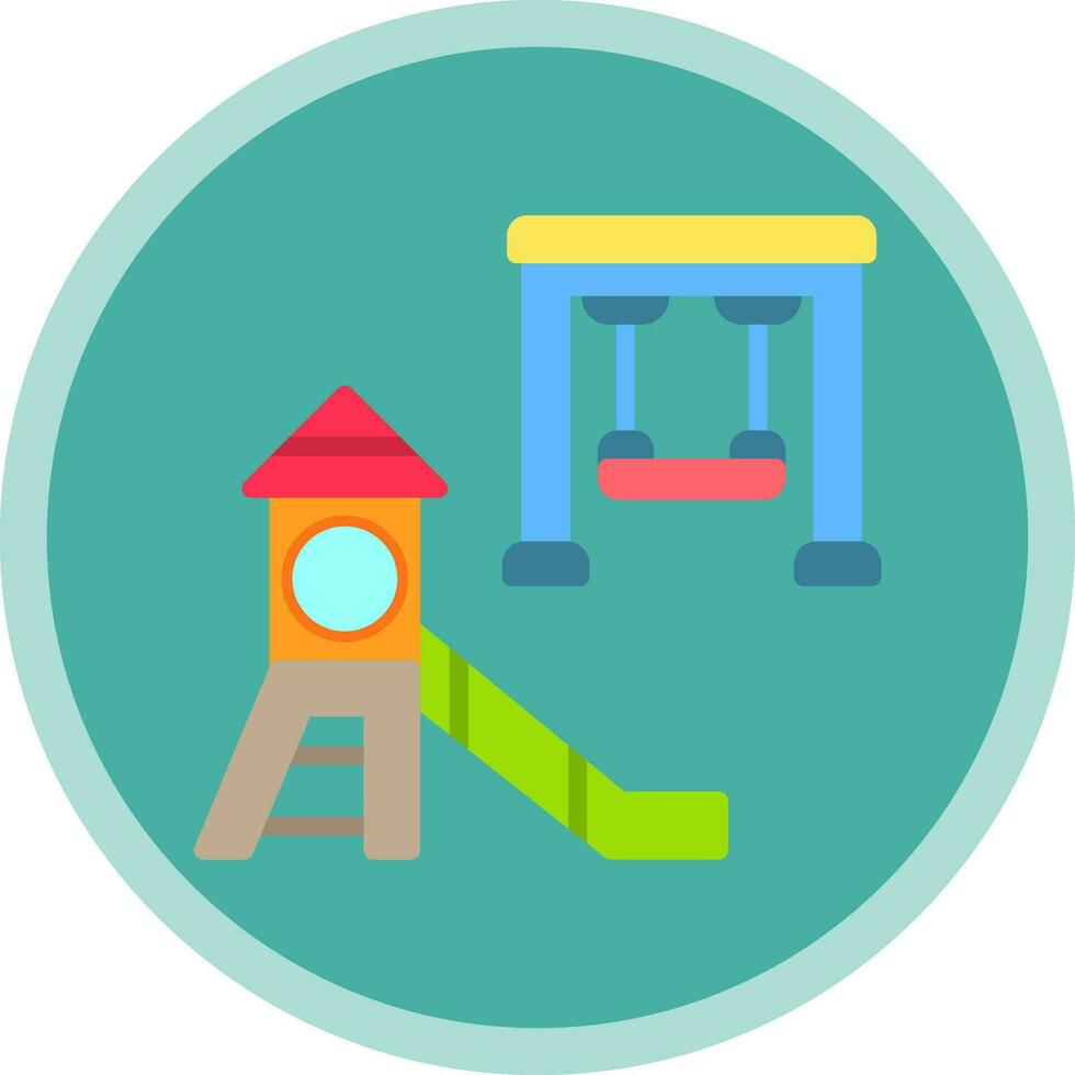 Spielplatz-Vektor-Icon-Design vektor