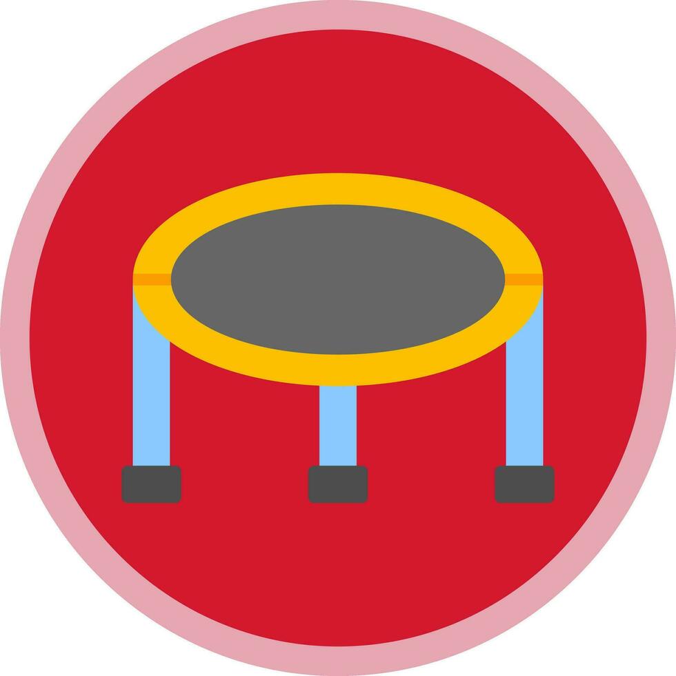 Trampolin-Vektor-Icon-Design vektor