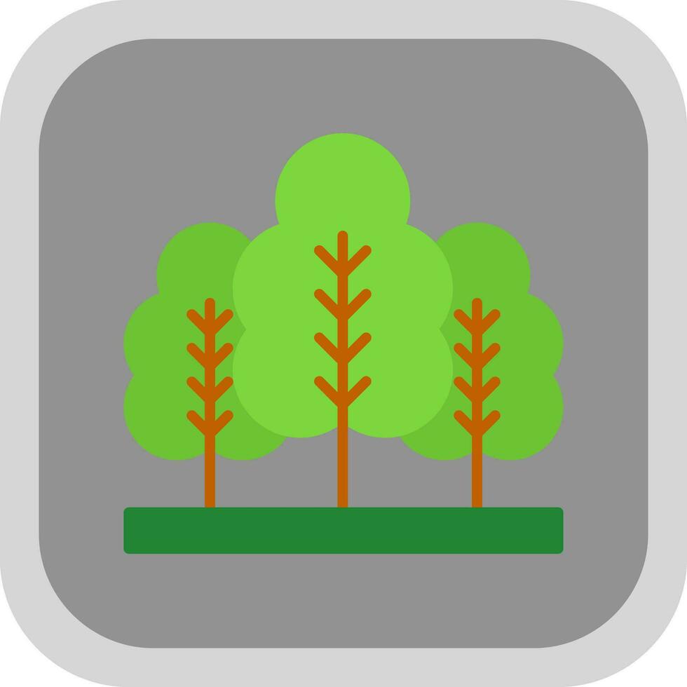 Wald-Vektor-Icon-Design vektor