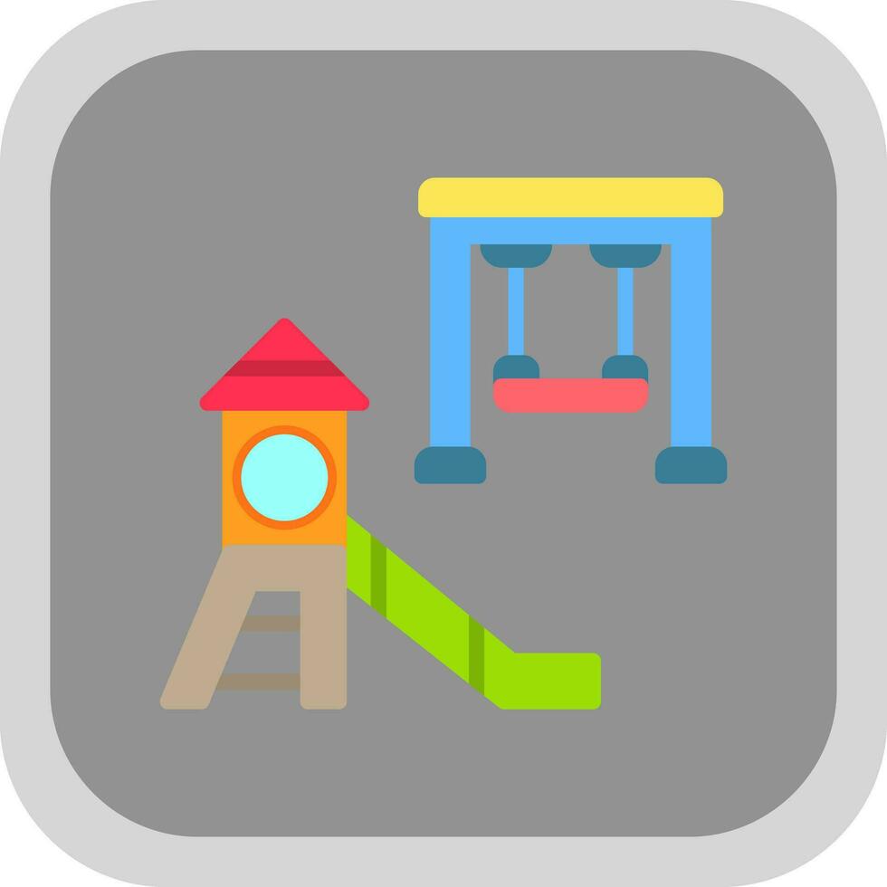 Spielplatz-Vektor-Icon-Design vektor