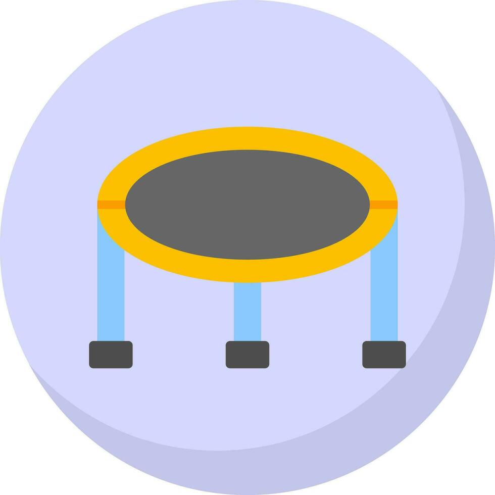 Trampolin-Vektor-Icon-Design vektor