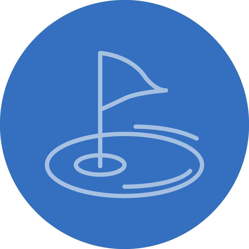 Golf-Vektor-Icon-Design vektor