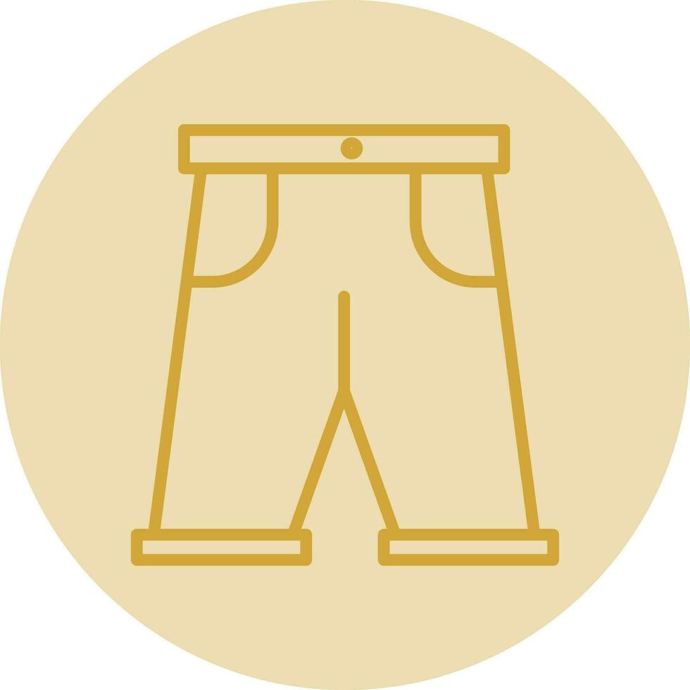 Shorts-Vektor-Icon-Design vektor