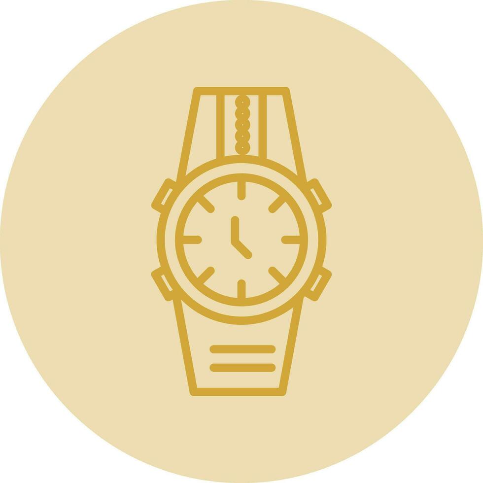 Armbanduhr-Vektor-Icon-Design vektor