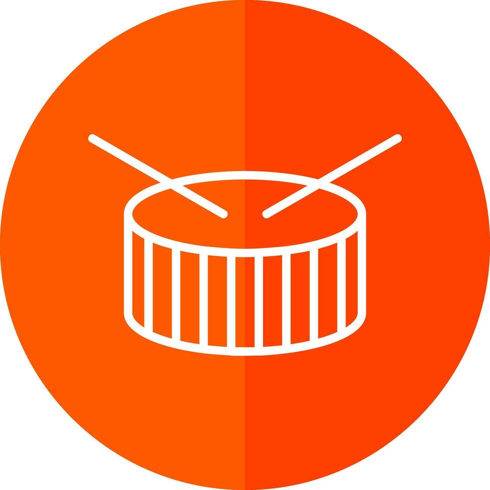 Drum-Vektor-Icon-Design vektor