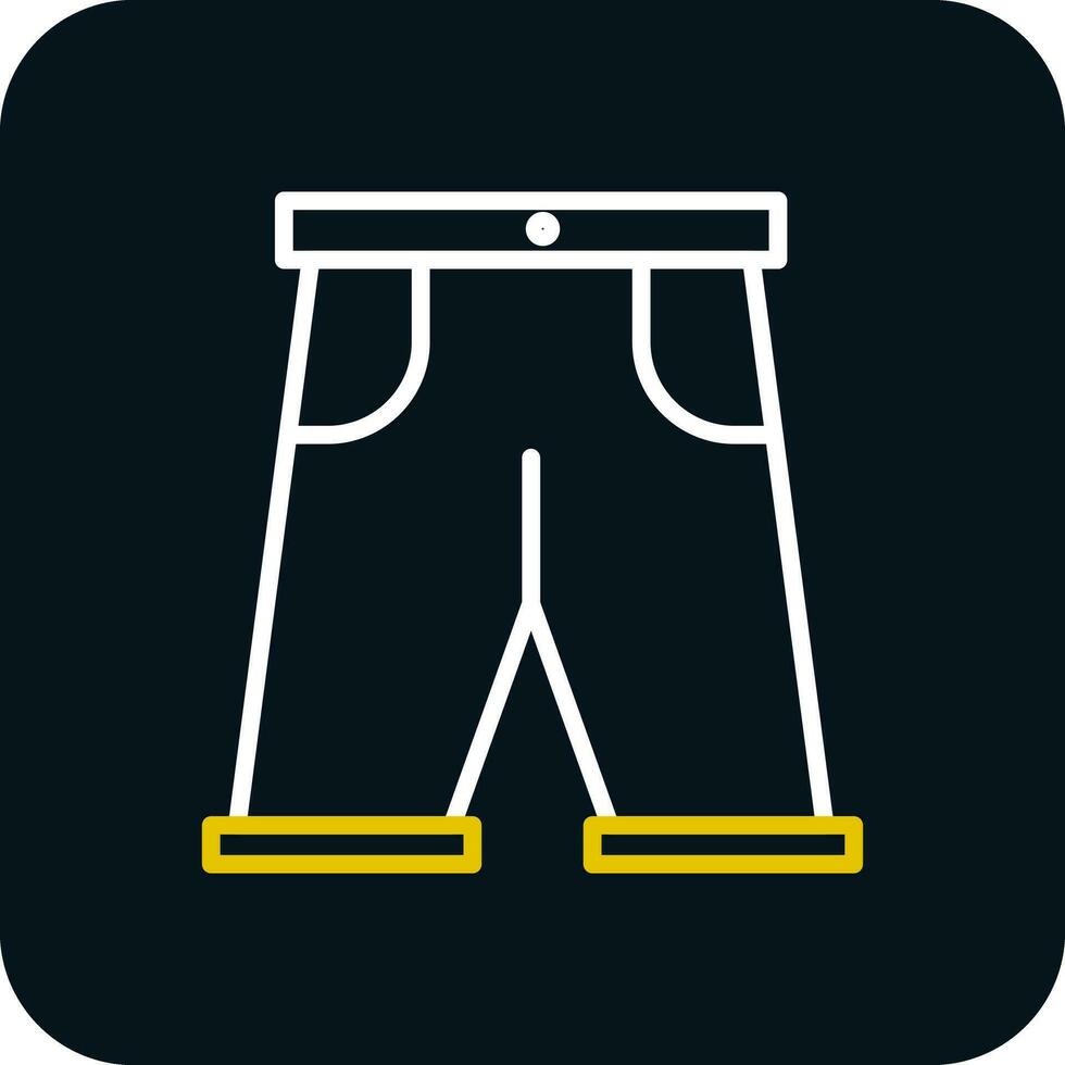 Shorts-Vektor-Icon-Design vektor