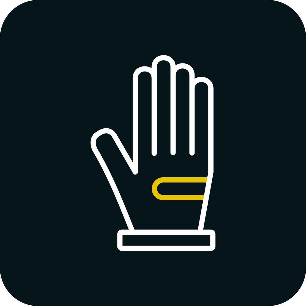 Handschuh-Vektor-Icon-Design vektor