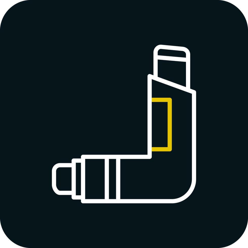 Inhalator-Vektor-Icon-Design vektor