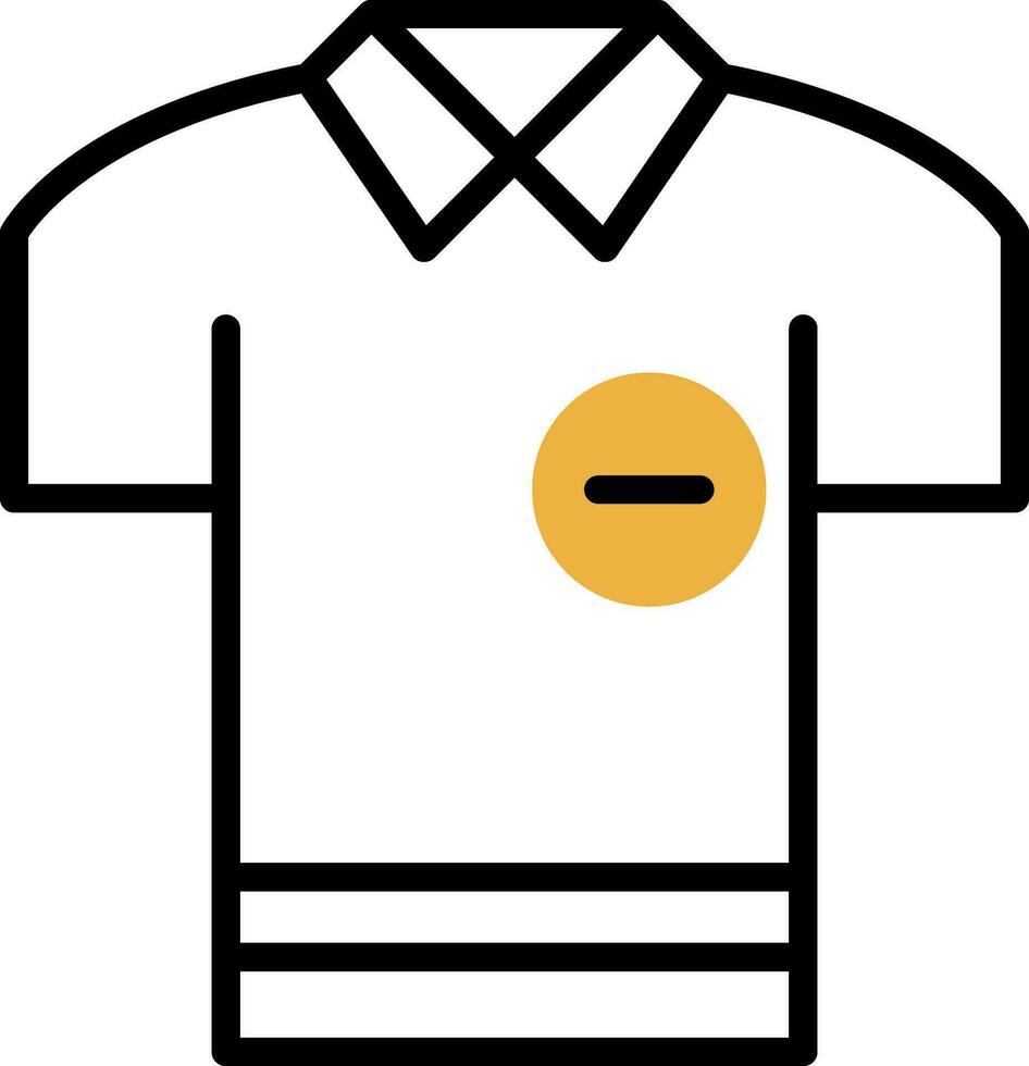 Poloshirt-Vektor-Icon-Design vektor