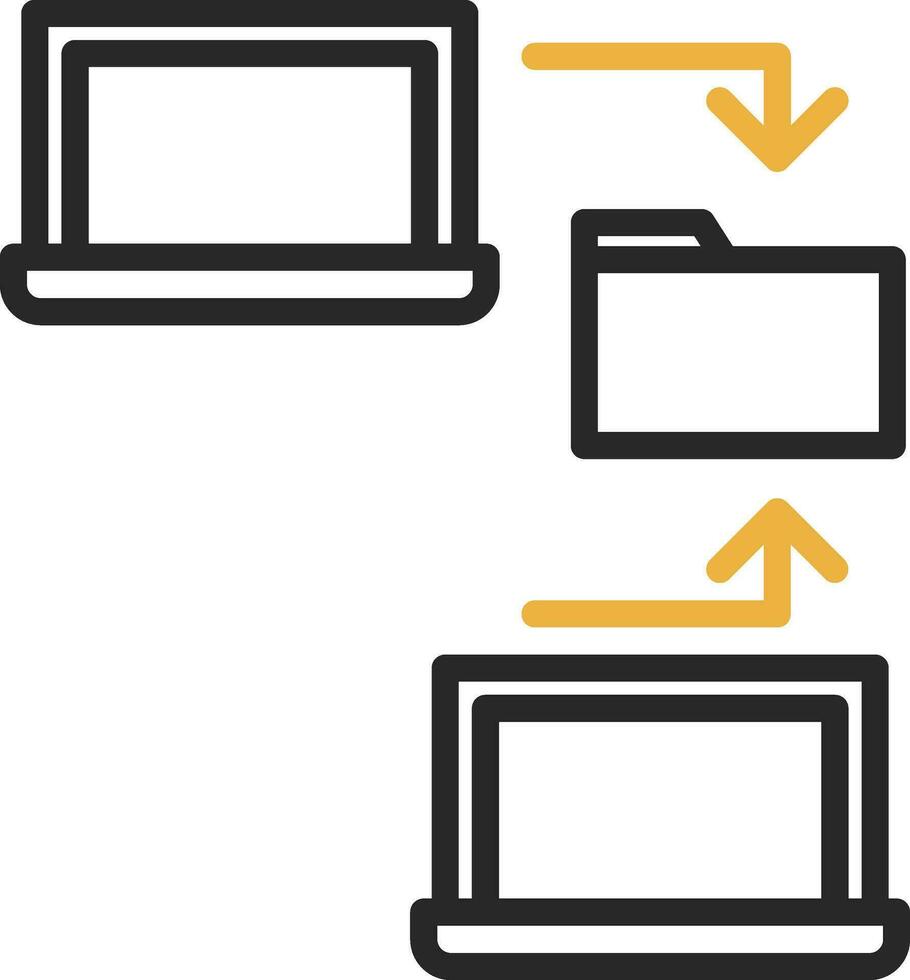 data delning vektor ikon design