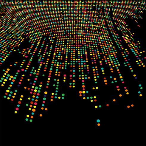 Moderner bunter glänzender Punkthintergrund vektor