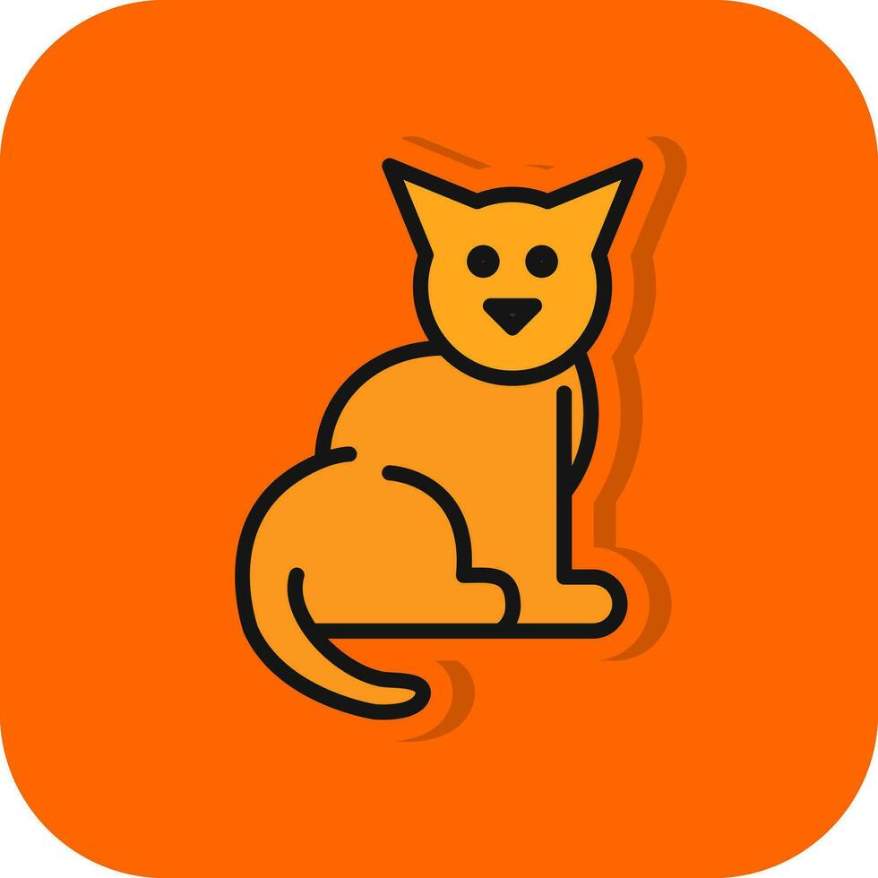 Katze-Vektor-Icon-Design vektor