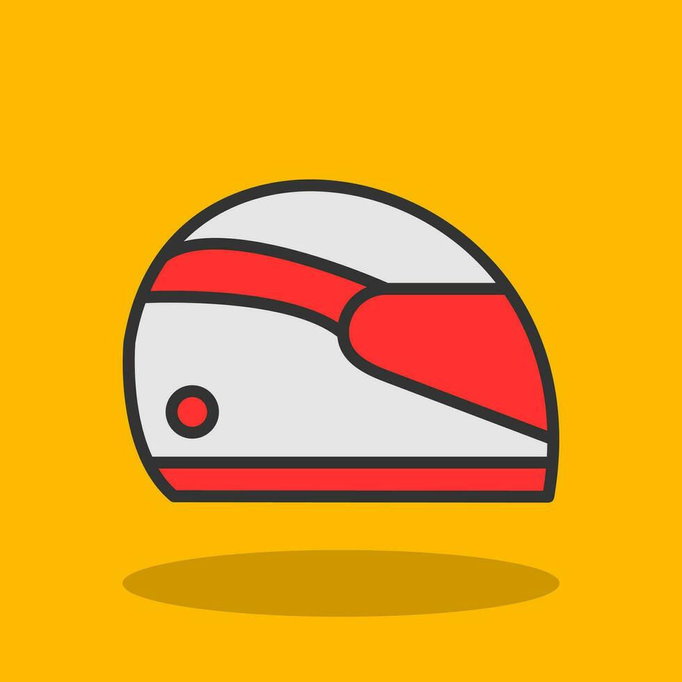 Helm-Vektor-Icon-Design vektor