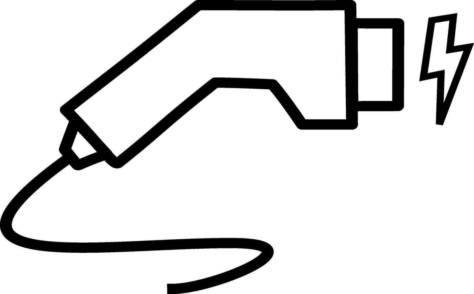 Ladegerät Verbinder Symbol, elektrisch Auto Laden Stecker unterzeichnen. Vektor Illustration. austauschbar Vektor Design.