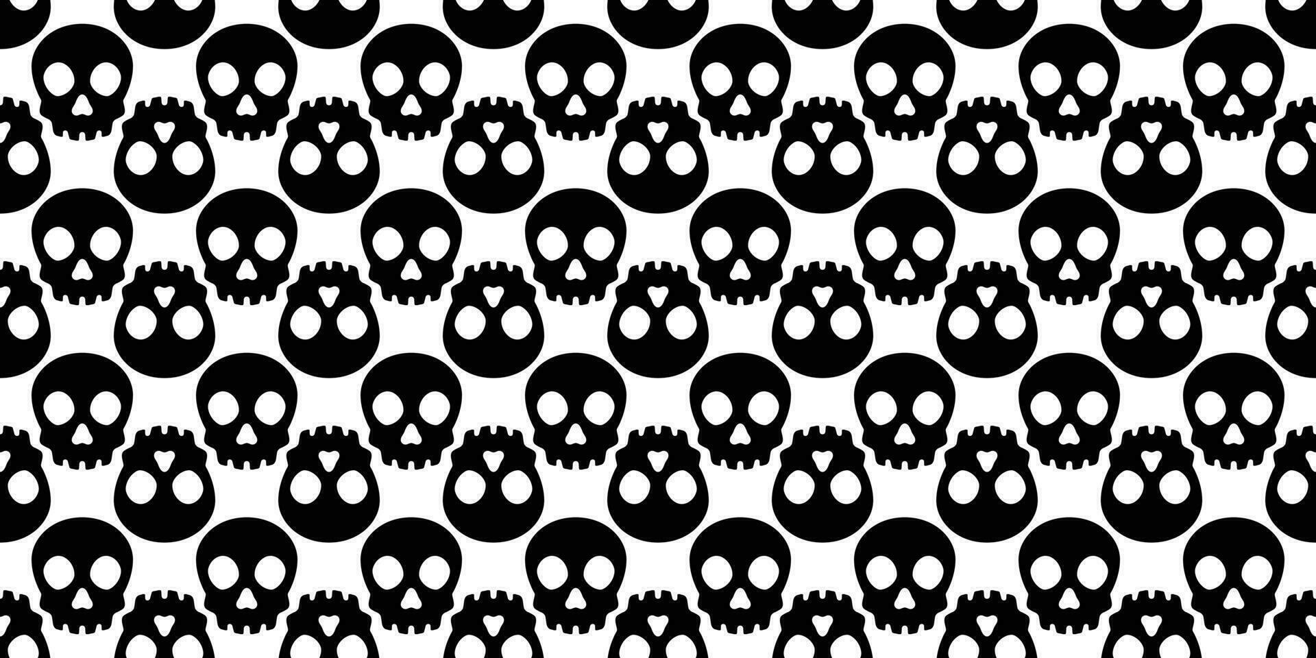 skalle bones sömlös mönster vektor halloween pirat ben spöke bricka bakgrund upprepa tapet scarf isolerat tecknad serie illustration klotter