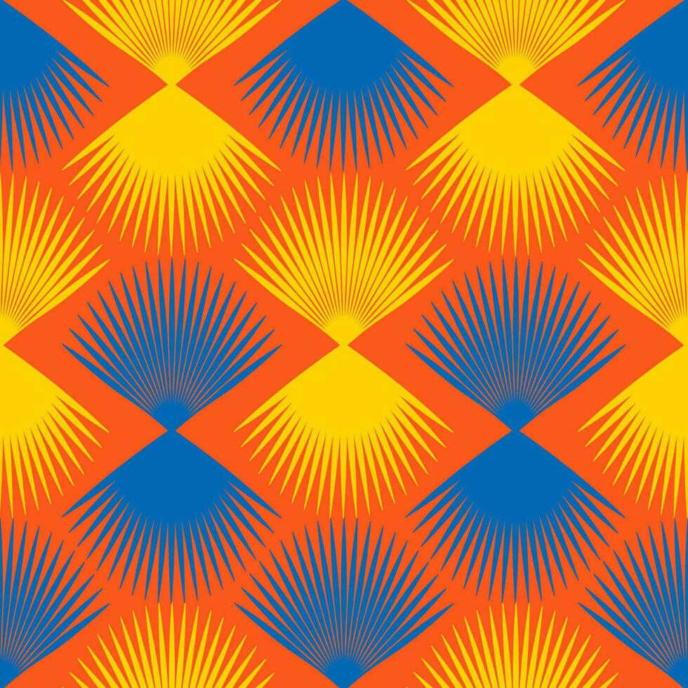 abstrakt Sommer- Muster Vektor minimal