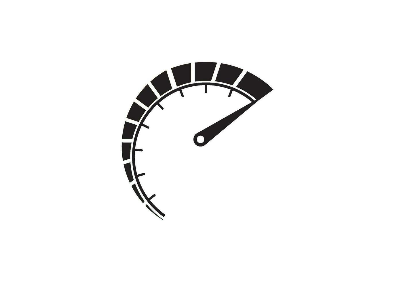 Geschwindigkeit Meter Symbol Design vektor
