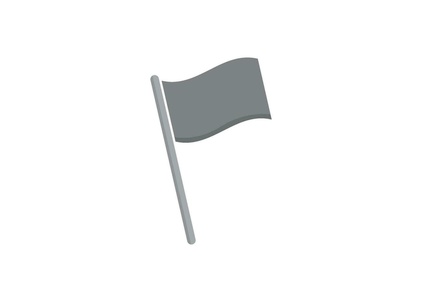 grau Flagge Symbol Design vektor