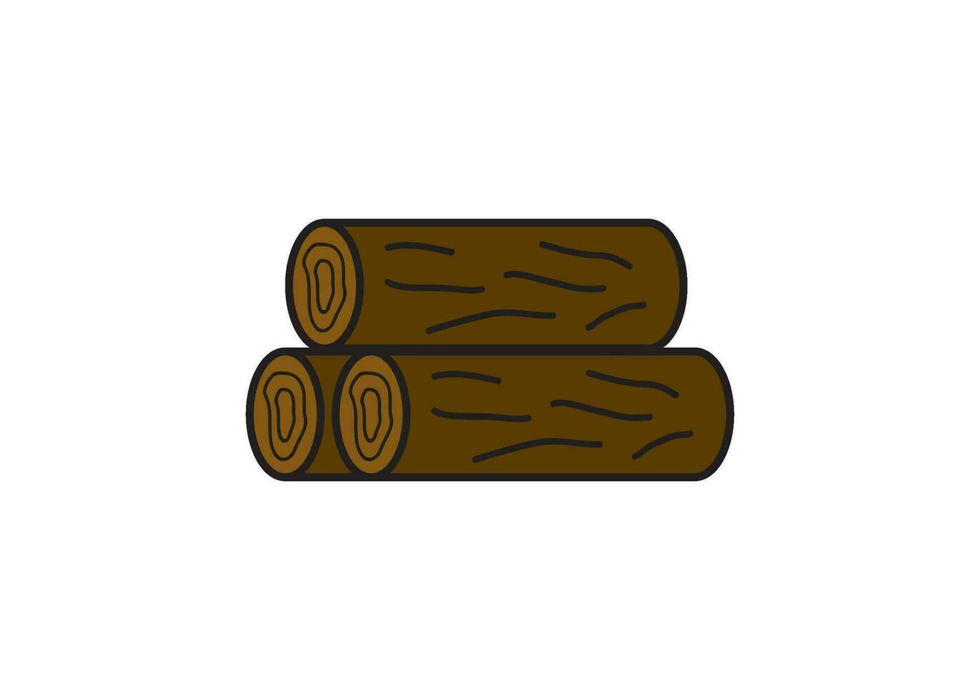 Holz Symbol Design Vektor