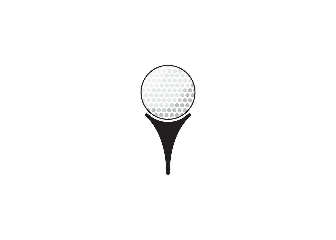 Golf Ball Symbol Design vektor