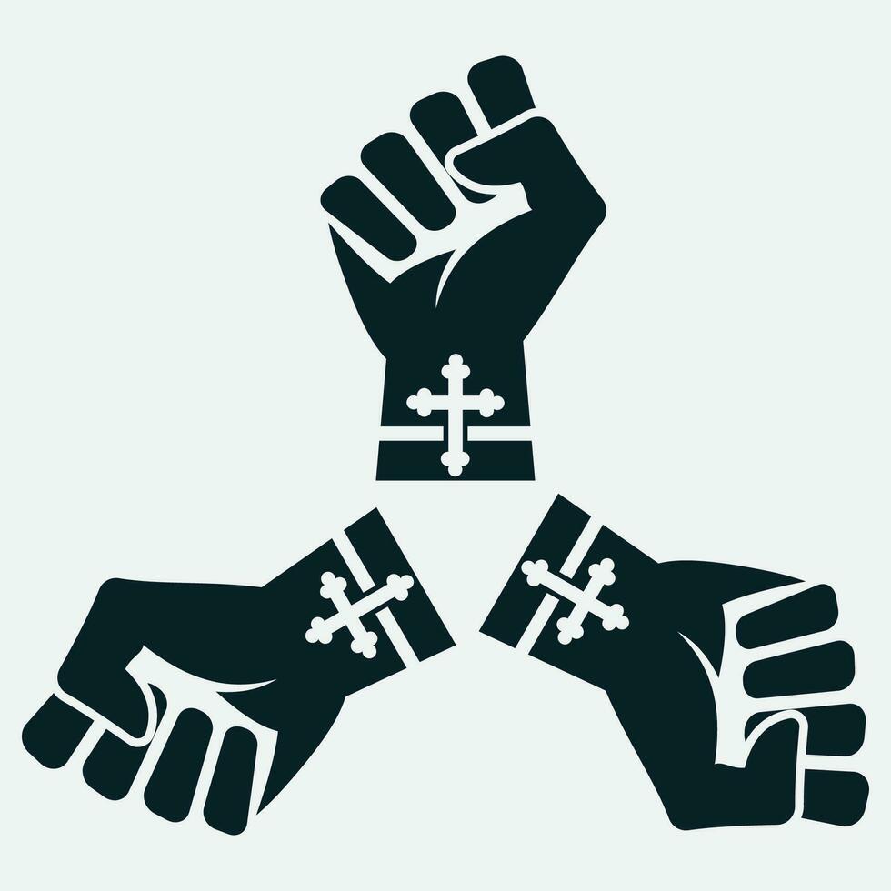 Hand gezeichnet Gemeinschaft Logo vektor