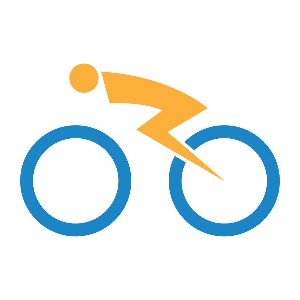 Fahrrad Logo Symbol Design vektor