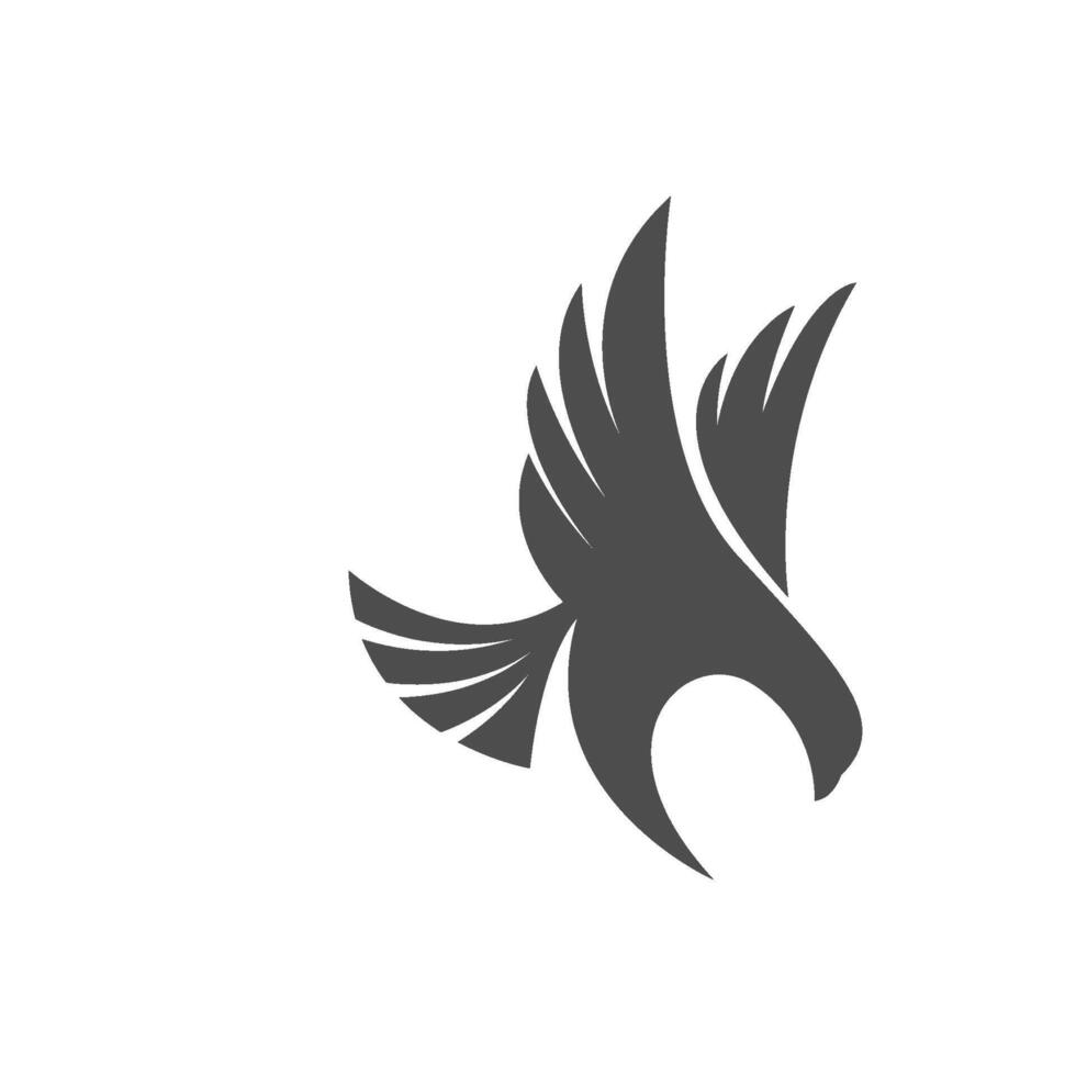 eagle logotyp ikon design vektor