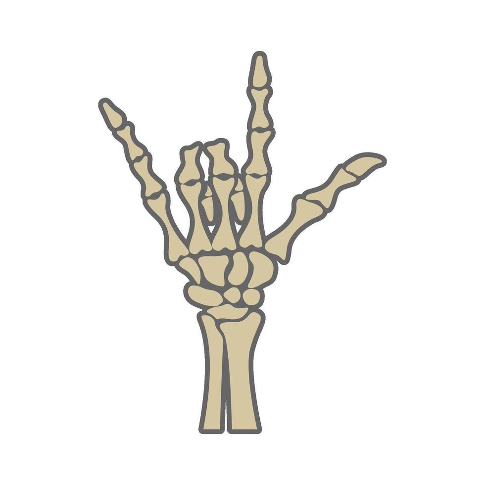 Knochen Symbol Logo Design vektor