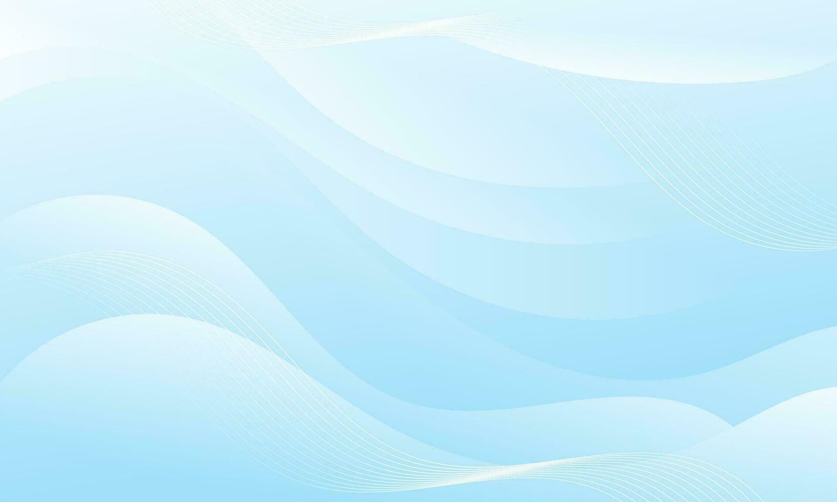 abstrakt Gradient Blau Flüssigkeit Welle Hintergrund vektor