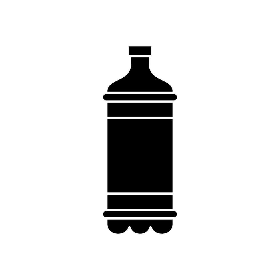 Plastik Flasche Symbol Vektor Design Vorlagen einfach und modern Konzept