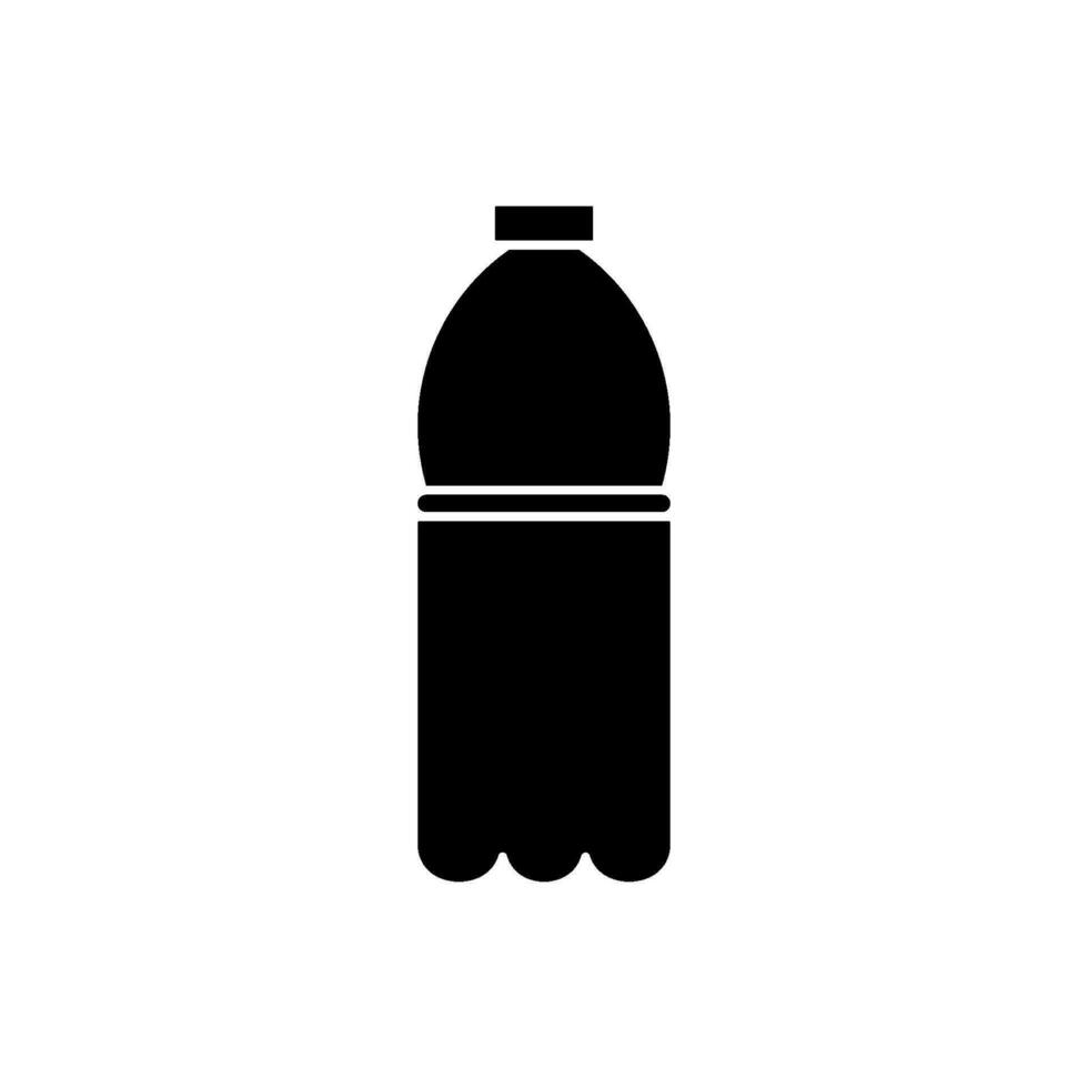 Plastik Flasche Symbol Vektor Design Vorlagen einfach und modern Konzept