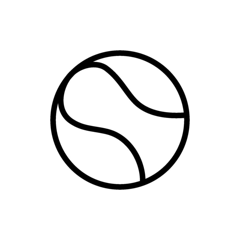 tennis boll ikon vektor design mallar enkel och modern