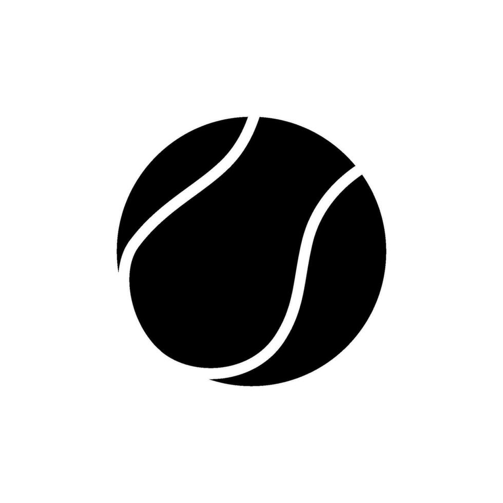 Tennis Ball Symbol Vektor Design Vorlagen einfach und modern