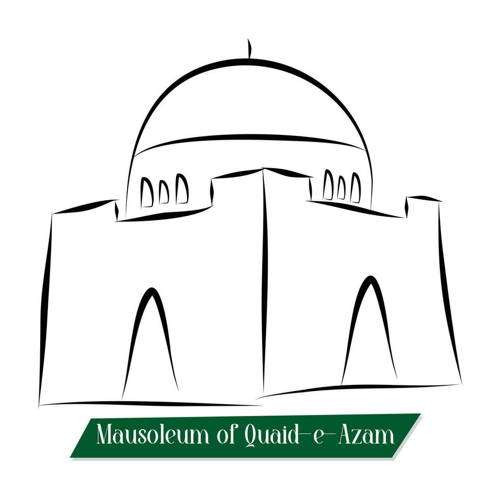 mausoleum av quaid-e-azam , vektor design baner och 14 augusti pakistan oberoende dag baner