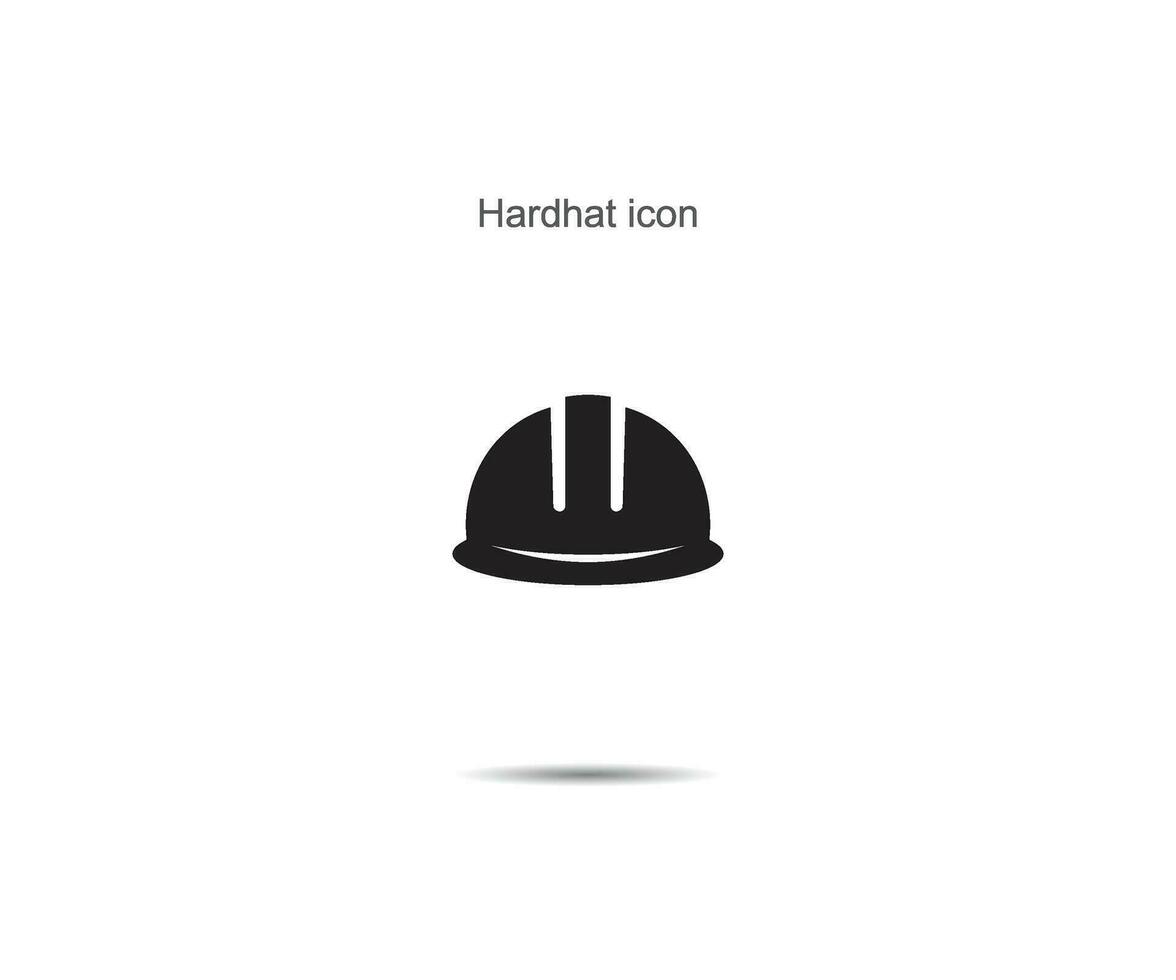 Hardhat ikon, vektor illustration