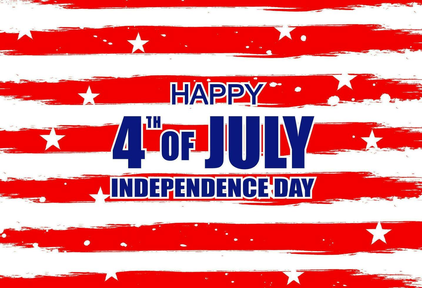 4:e av juli oberoende dag usa. design med Färg tona amerikan flagga. vektor. vektor