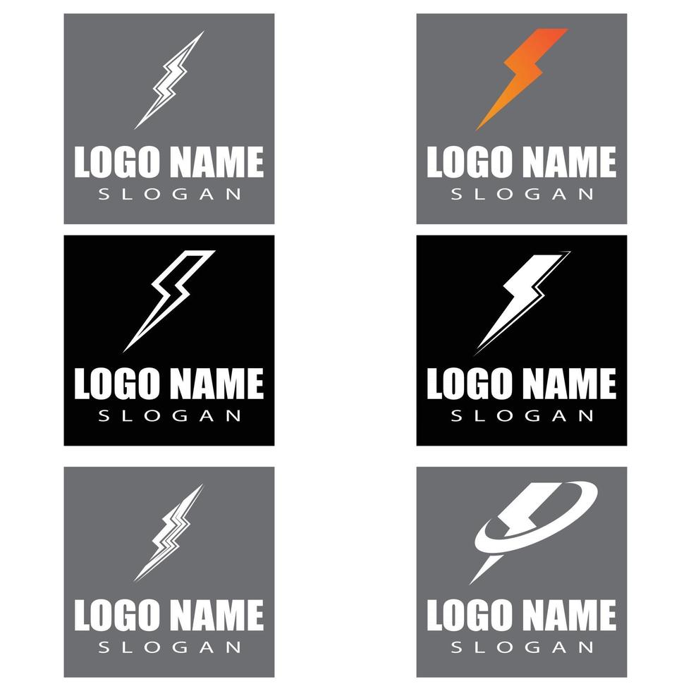 kraft blixt logotyp vektor design