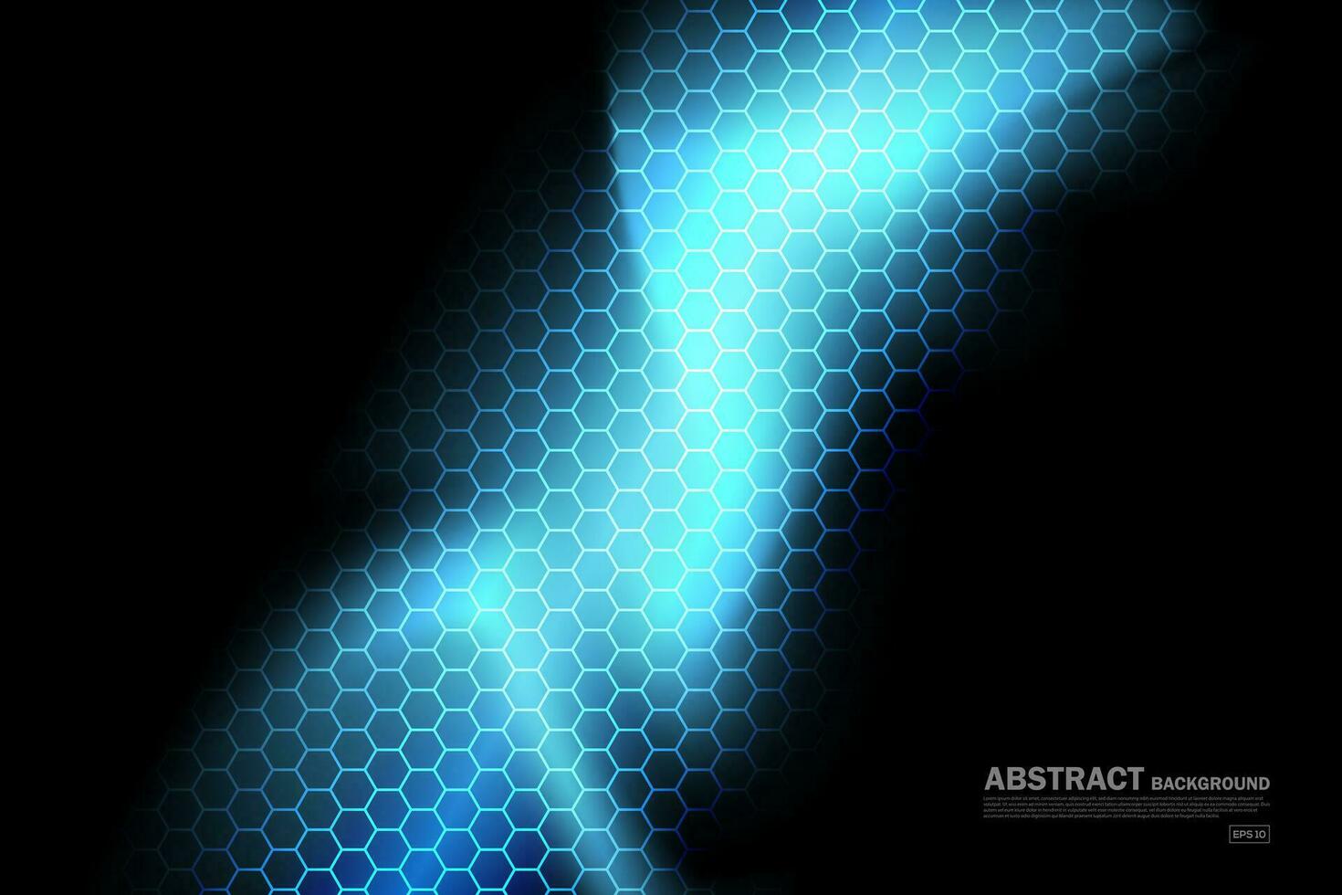 abstrakt Illustration von modern Technologie Stil Hexagon Hintergrund vektor