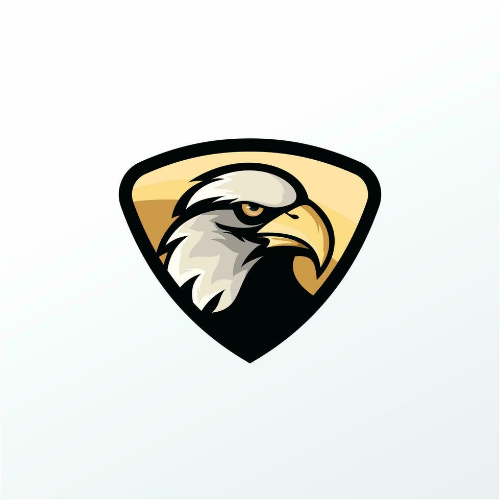 Adler Maskottchen Vektor Logo, Esport Logo, emlem Abzeichen Logo.
