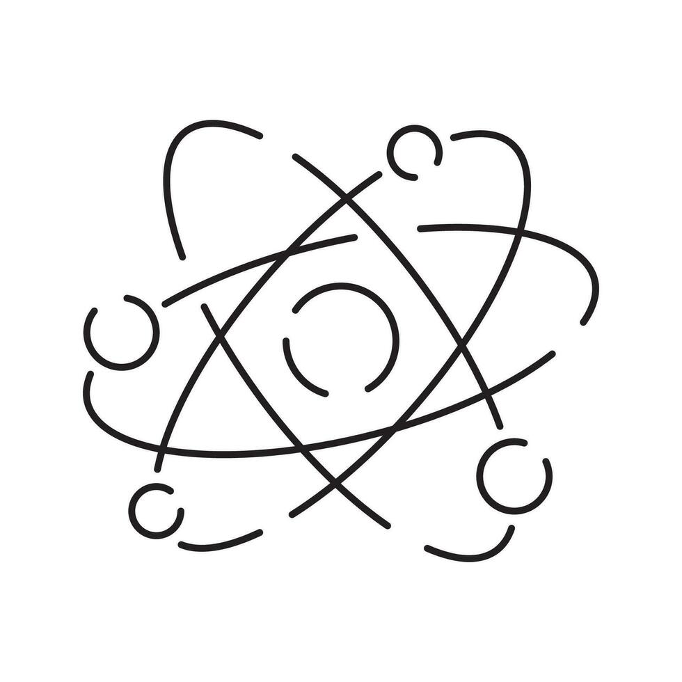 Chemie und Labor verbunden Linie Symbol. Wissenschaft und wissenschaftlich Ausrüstung linear Symbol. Labor und Experiment Gliederung Vektor Zeichen Biologie. Prüfung Instrumente.