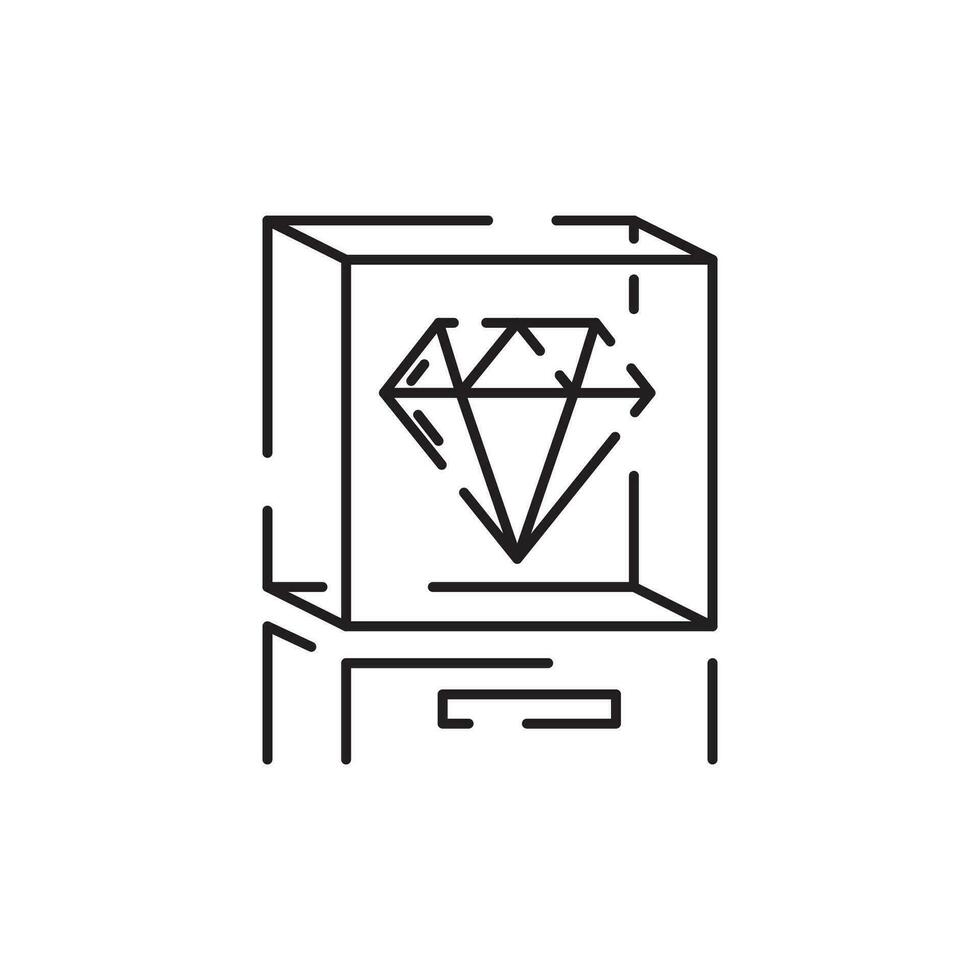 enkel Smycken relaterad vektor linje ikon. örhängen, kropp korsa, engagemang ringa och Mer. guld, diamant, lyx, mode. design och tecken. gåva dyr certifikat.