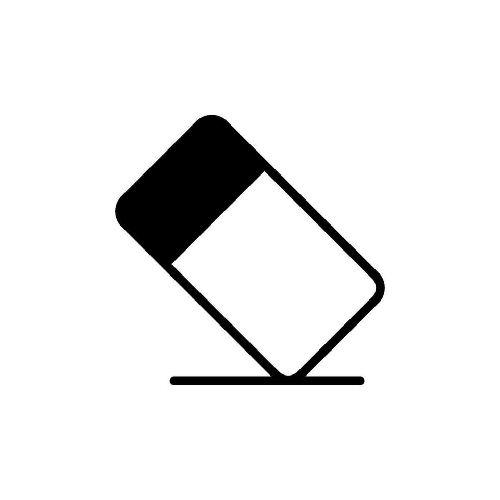 Radiergummi Symbol Vektor Design Vorlagen einfach und modern