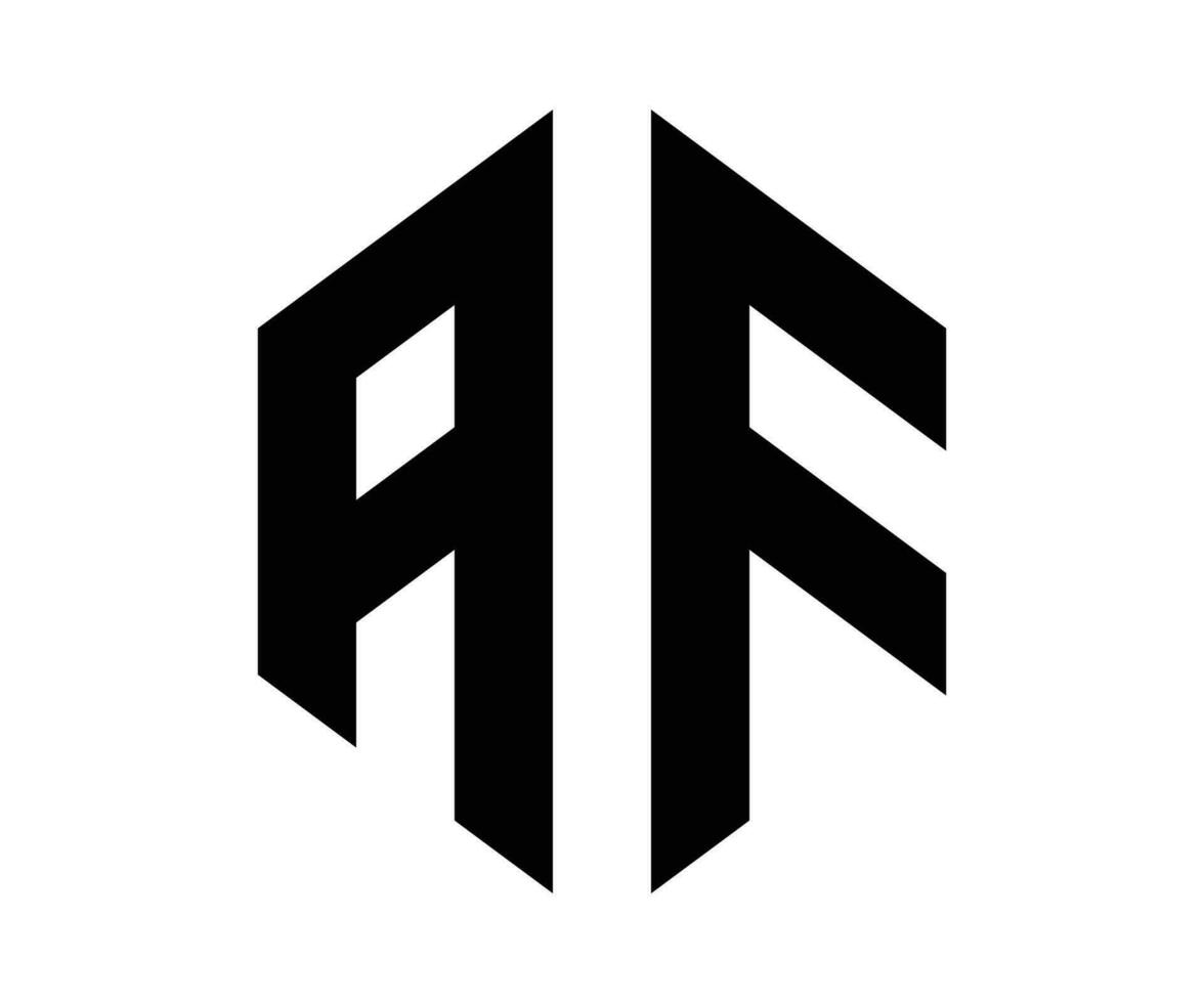 af Brief Logo Design Vektor Vorlage