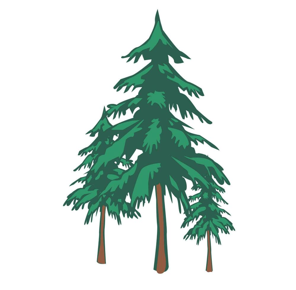 träd vektor illustration