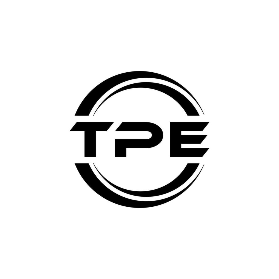 tpe Brief Logo Design im Illustration. Vektor Logo, Kalligraphie Designs zum Logo, Poster, Einladung, usw.