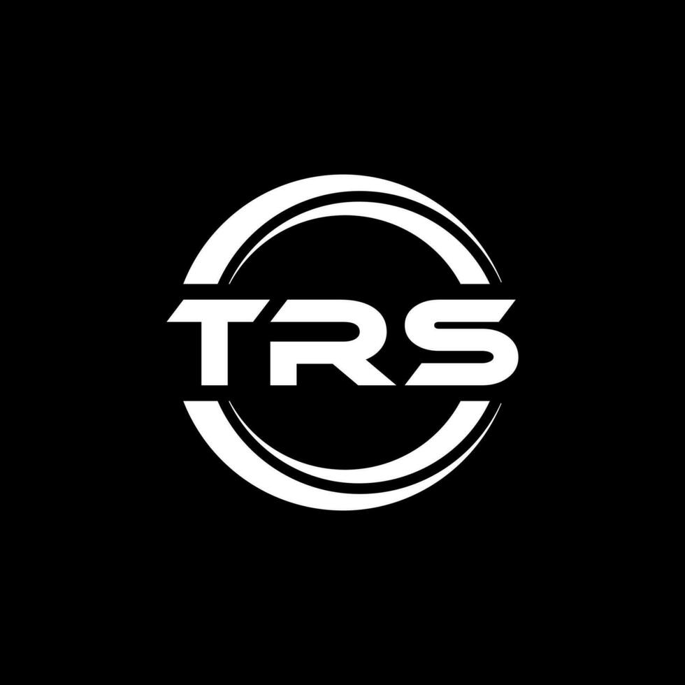 trs Brief Logo Design im Illustration. Vektor Logo, Kalligraphie Designs zum Logo, Poster, Einladung, usw.