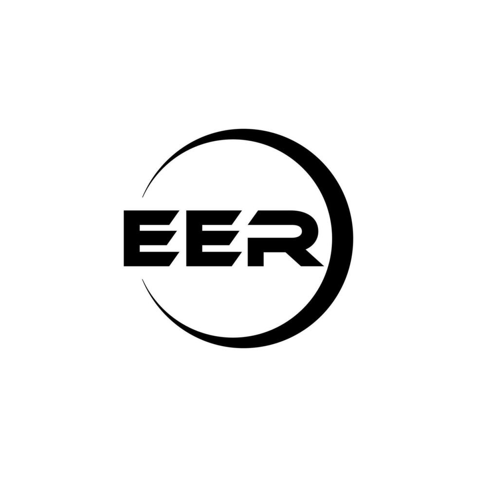 Eer-Buchstaben-Logo-Design in Abbildung. Vektorlogo, Kalligrafie-Designs für Logo, Poster, Einladung usw. vektor