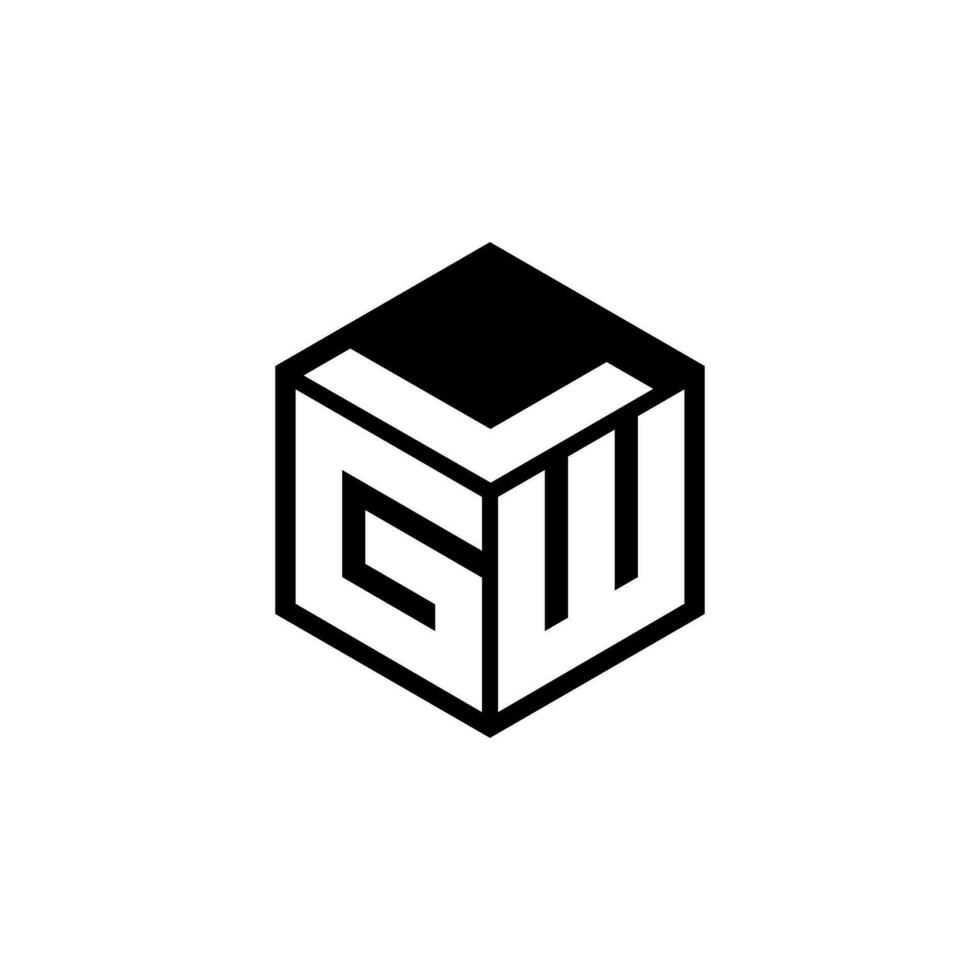 gwl Brief Logo Design im Illustration. Vektor Logo, Kalligraphie Designs zum Logo, Poster, Einladung, usw.