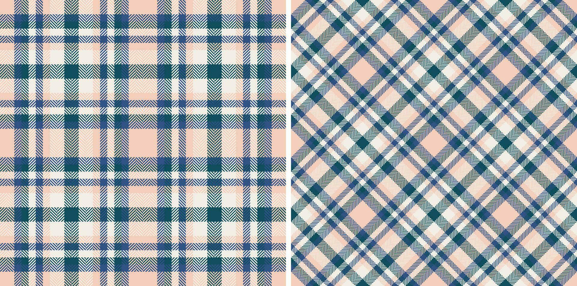 Hintergrund prüfen Muster von Tartan Plaid Vektor mit ein Stoff Textil- Textur nahtlos.